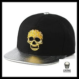 Casquette Tête de Mort Or - Crâne Passion