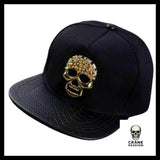 Casquette Tête de Mort Or - Crâne Passion