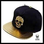 Casquette Tête de Mort Or - Crâne Passion