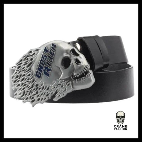 Ceinture Biker Homme - Crâne Passion