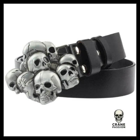 Ceinture Homme Tête de Mort - Crâne Passion