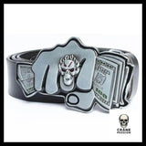 Ceinture Skull Dollar - Crâne Passion