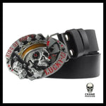 Ceinture Tête de Mort Couronne - Crâne Passion
