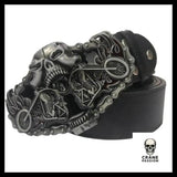 Ceinture Tête de Mort Moto - Crâne Passion