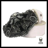 Ceinture Tête de Mort Moto - Crâne Passion