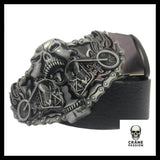 Ceinture Tête de Mort Moto - Crâne Passion