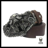 Ceinture Tête de Mort Moto - Crâne Passion
