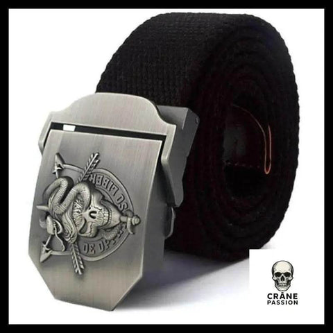 Ceinture Tête de Mort Serpent - Crâne Passion