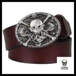 Ceinture Tête de Mort Serpent - Crâne Passion