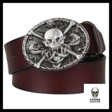 Ceinture Tête de Mort Serpent - Crâne Passion