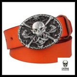 Ceinture Tête de Mort Serpent - Crâne Passion