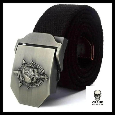 Ceinture Tête de Mort Soldat - Crâne Passion