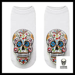 Chaussette Crâne Mexicain Coloré - Crâne Passion