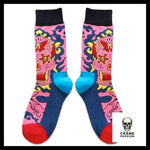 Chaussette Skull Psychédélique - Crâne Passion