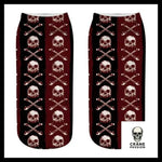 Chaussettes Tête de Mort Os Croises - Crâne Passion