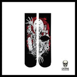 Chaussettes Tête de Mort Zombie - Crâne Passion