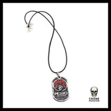 Collier Biker Homme (Cuir) - Crâne Passion