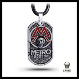 Collier Biker Homme (Cuir) - Crâne Passion