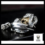 Collier Dragon (Argent) - Crâne Passion