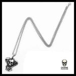 Collier Moteur (Acier) - Crâne Passion