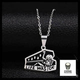 Collier Tête de Mort Joyeux Cercueil - Crâne Passion