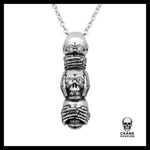 Collier Tête de Mort Sagesse - Crâne Passion