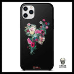 Coque Crâne Fleuri (iPhone) - Crâne Passion