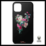 Coque Crâne Fleuri (iPhone) - Crâne Passion