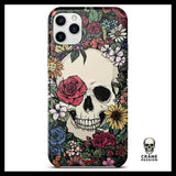 Coque Crâne Fleurs (iPhone) - Crâne Passion