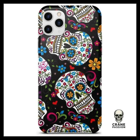 Coque Crâne Mexicain Couleurs (iPhone) - Crâne Passion