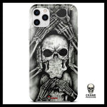 Coque Crâne Noir et Blanc (iPhone) - Crâne Passion
