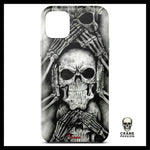 Coque Crâne Noir et Blanc (iPhone) - Crâne Passion