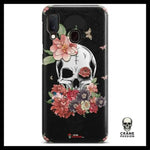 Coque Crâne Et Rose (Samsun) - Crâne Passion