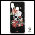 Coque Crâne Et Rose (Samsun) - Crâne Passion