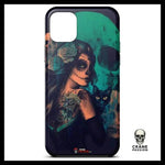 Coque Crâne Vert (iPhone) - Crâne Passion