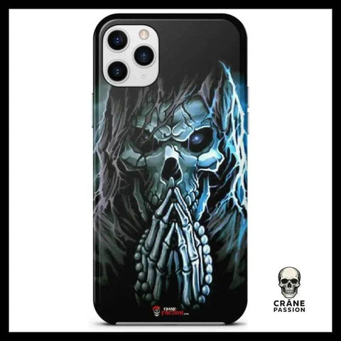 Coque Faucheuse Démon (iPhone) - Crâne Passion