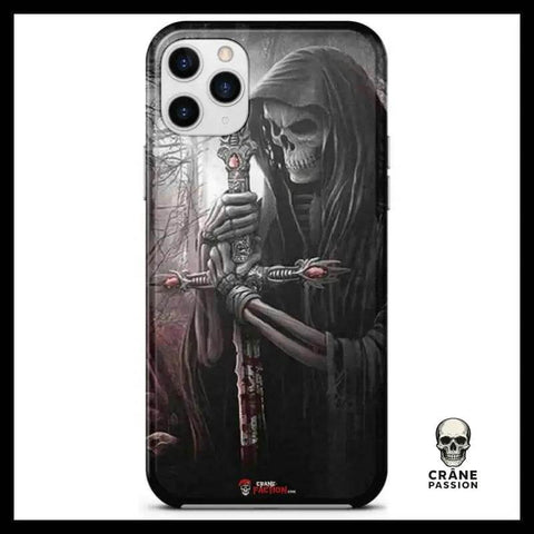 Coque Faucheuse Mort (iPhone) - Crâne Passion