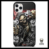 Coque Faucheuse Noire (iPhone) - Crâne Passion