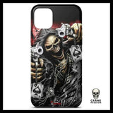 Coque Faucheuse Noire (iPhone) - Crâne Passion