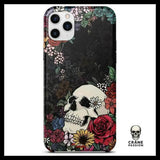 Coque Fleurs (iPhone) - Crâne Passion