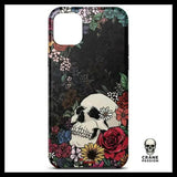 Coque Fleurs (iPhone) - Crâne Passion