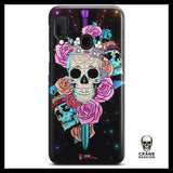Coque Gothique Multicolore (Samsung) - Crâne Passion