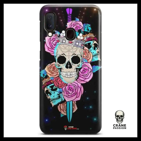 Coque Gothique Multicolore (Samsung) - Crâne Passion