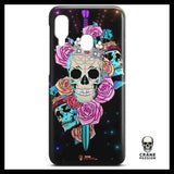 Coque Gothique Multicolore (Samsung) - Crâne Passion