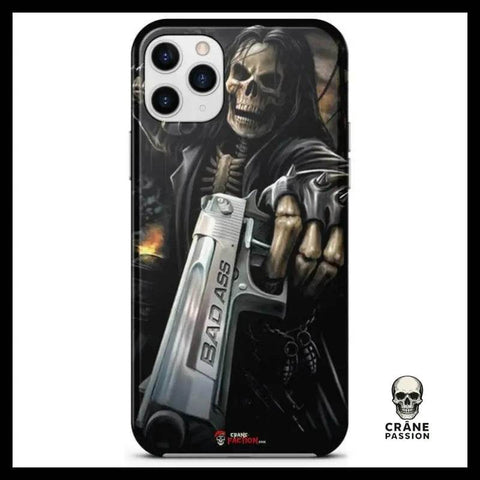 Coque Grande Faucheuse (iPhone) - Crâne Passion