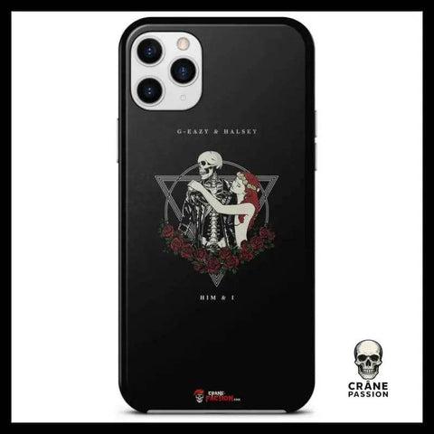 Coque Squelette Amoureux (iPhone) - Crâne Passion