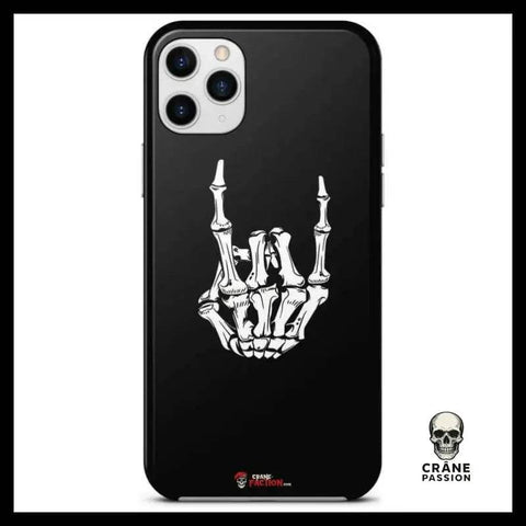 Coque Squelette Cool (iPhone) - Crâne Passion
