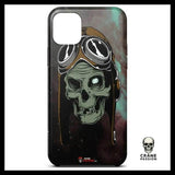 Coque Tête de Mort Avion (iPhone) - Crâne Passion