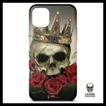 Coque Tête de Mort Couronne (iPhone) - Crâne Passion