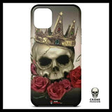 Coque Tête de Mort Couronne (iPhone) - Crâne Passion